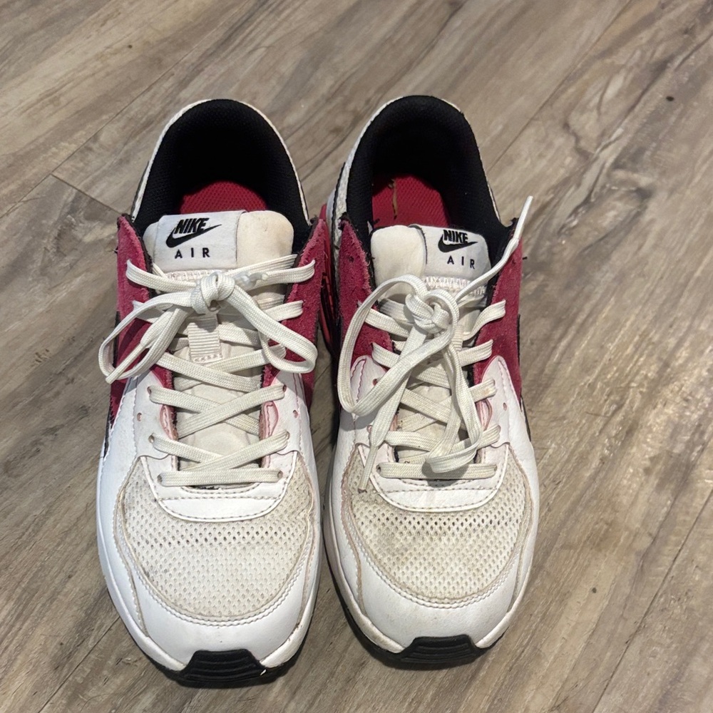 Nike Air White and Pink Sneakers